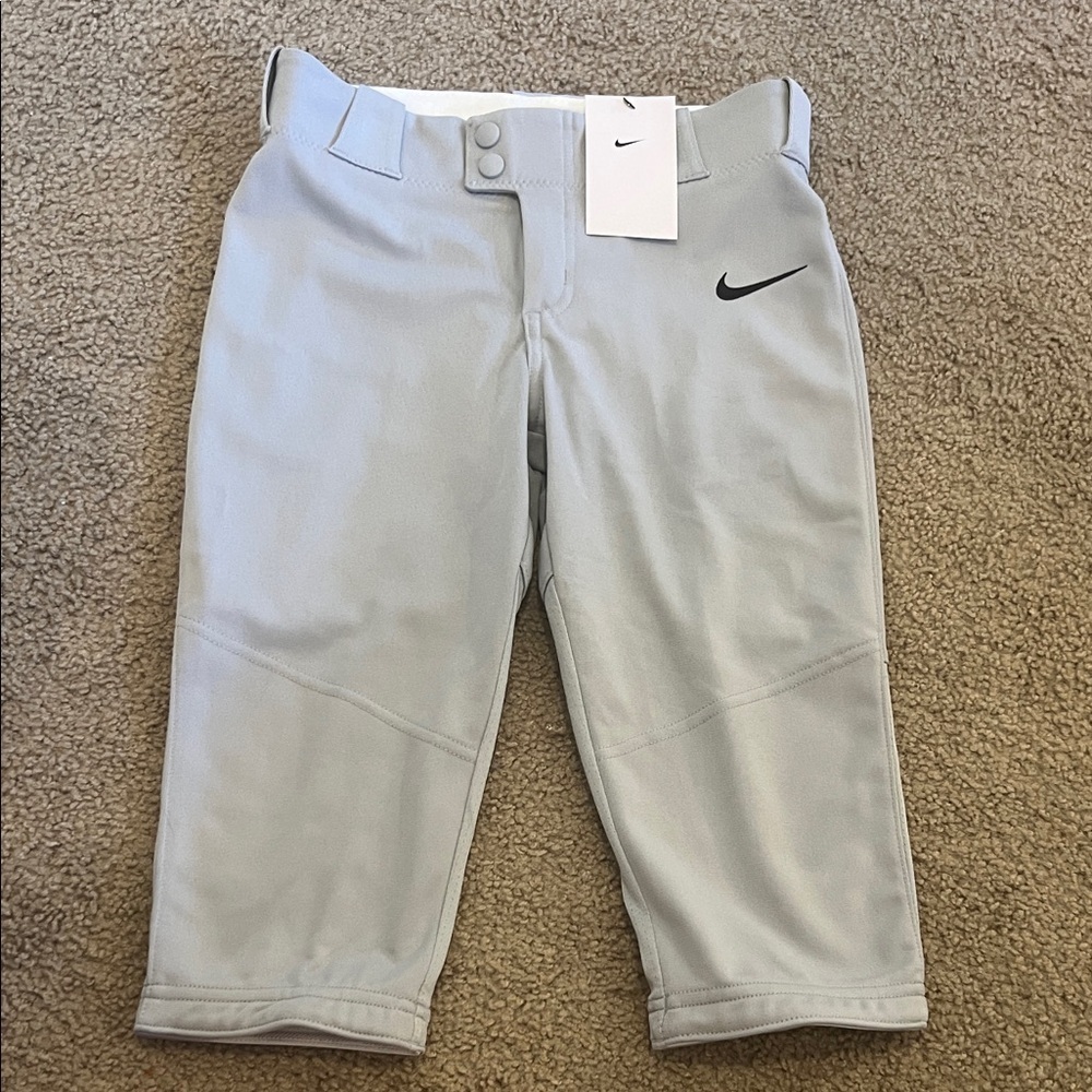 Nike Light Gray Girls Sports Pants